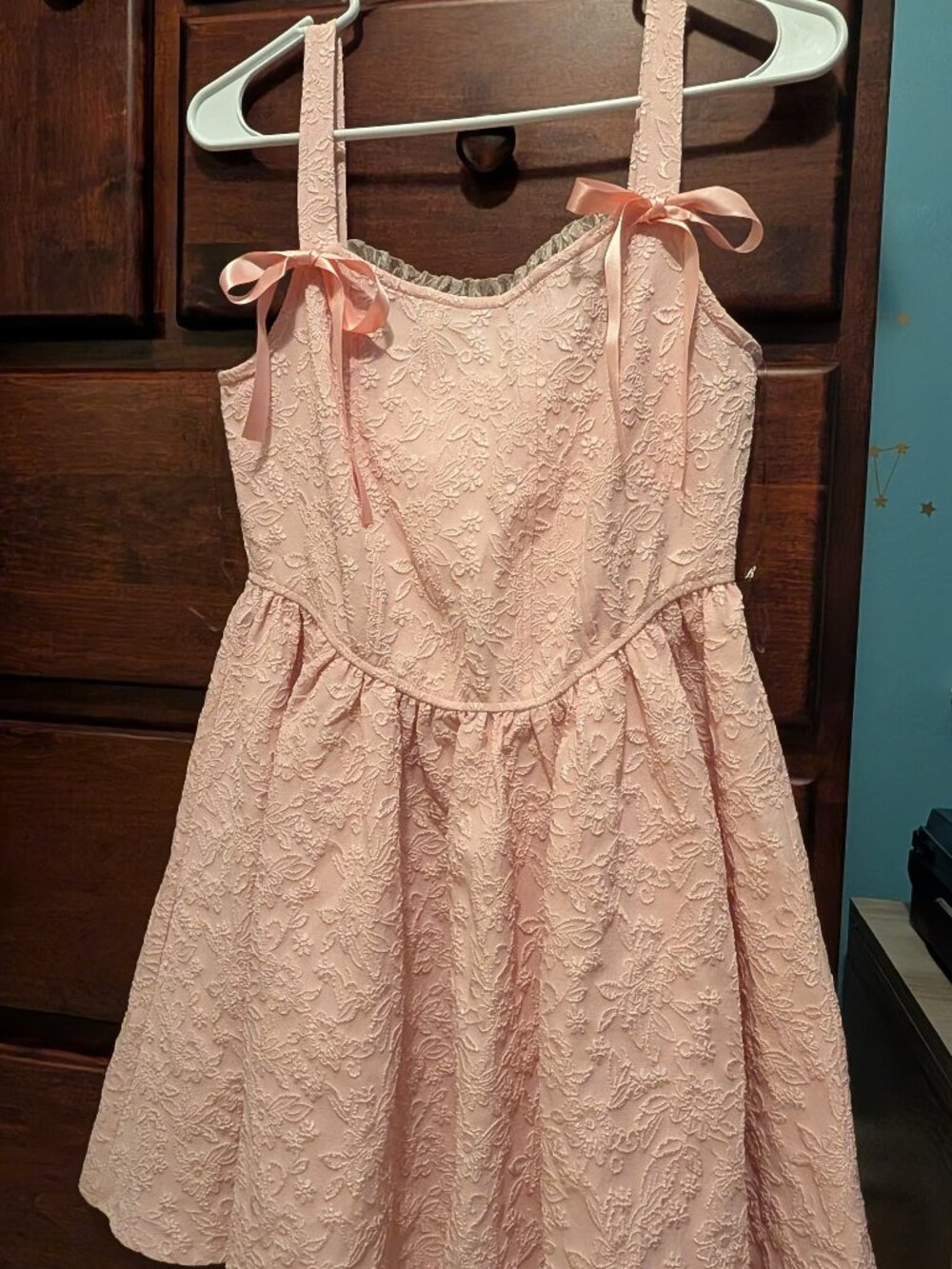 Pink party dress. Skater style; ballet core.